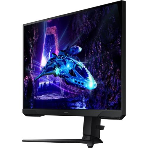 Samsung 24-Inch Odyssey G3 (G30D) Series FHD Gaming Monitor, 1ms, 180Hz, AMD FreeSync, Adjustable Stand, Black Equalizer, Virtual Aim Point, Eye Saver Mode, Flicker-Free, LS24DG302ENXZA