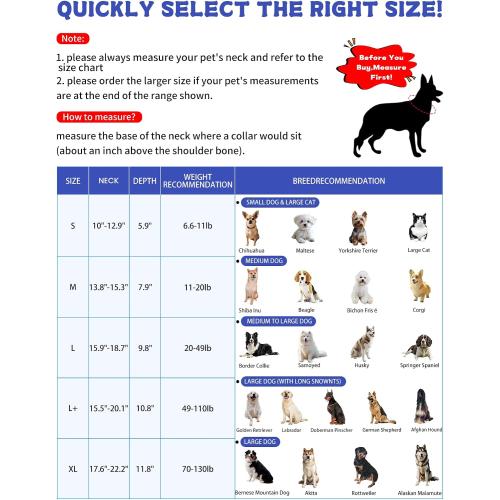 Mosago Soft Dog Cone Collar after Surgery Alternative for Dogs to Stop Licking, Comfort Collars for Large/Medium/Small Pet, Adjustable Elizabethan Neuter Recovery E Cones of Shame Neck & Head Ecollars