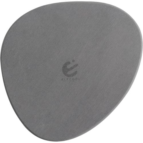 Elfcool Plant Saucer Quick Dry Absorbent Flower Plant Pot Saucer Dirp Tray Diatomaceous Earth Plant Mat for Indoor Outdoor Plants (12''-Dark Grey-1pack)