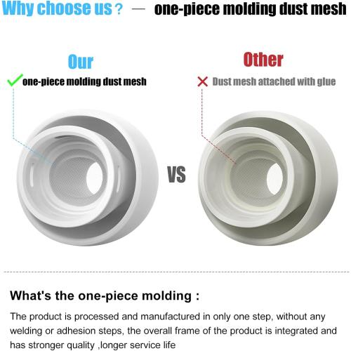 [3 Pairs] Replacement Ear Tips for AirPods Pro and AirPods Pro 2nd Generation with Noise Reduction Hole, 3 in 1 Cleaner Kit for AirPods 1 2 3 Pro/Pro 2, Silicone Ear Tips for AirPods Pro (S/M/L)