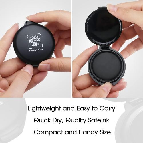 2 Pack Thumbprint Fingerprint Ink Pad for Notary Supplies