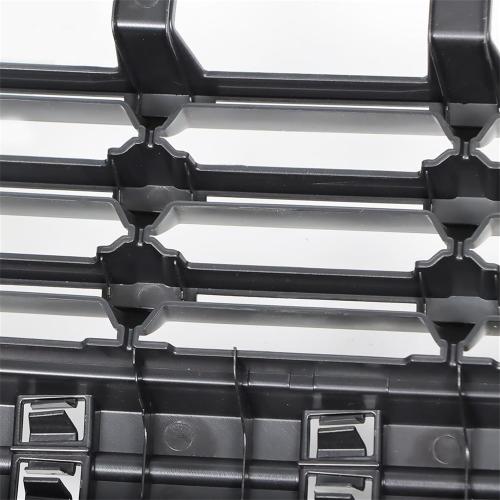 Front Grille Bumper Hood Mesh Grill Black Replacement for 2019-2022 Silverado 1500