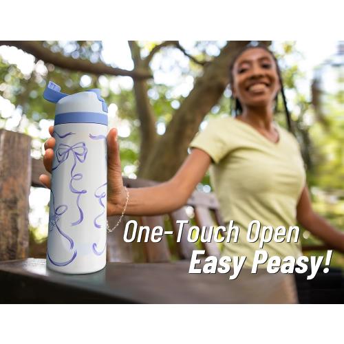 DLOCCOLD 24 oz Insulated Stainless Steel Water Bottle