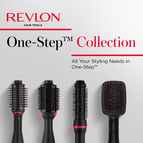 REVLON One Step Volumizer PLUS Hair Dryer and Styler - More Volume, Less Damage, and More Styling Control for Easy and Fast Salon-Style Blowouts, Plus Travel Friendly (Black)