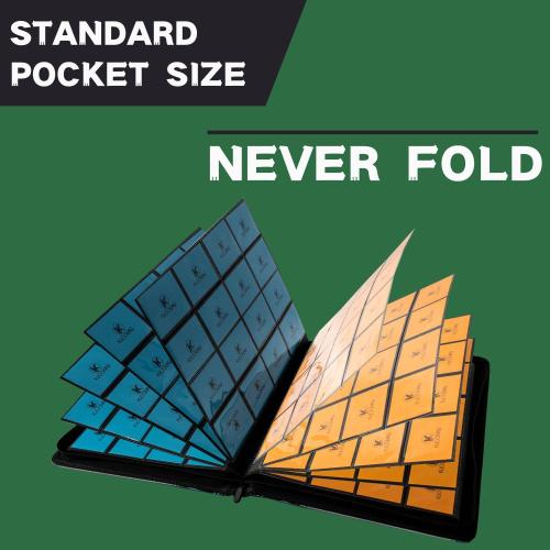 Extra Large 1000  Pockets Trading Card Binder, 16-Pocket Card Ablum Compatible with MTG,Sports Cards & Other Standard Size Trading Cards (Green)