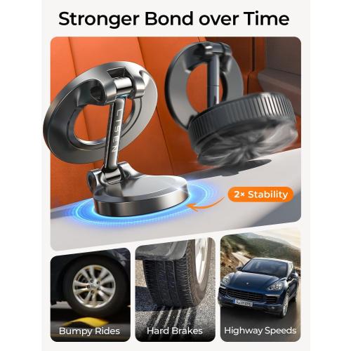 LISEN for MagSafe Car Mount for iPhone 17 Pro Max [24 Strong Magnets] Classic Magnetic Phone Holder for Car Dashboard Magnet Phone Mount Car Cell Phone Holder for iPhone 17 Pro Max Air 16 15 14 13 12