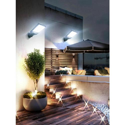 Solar Lights Outdoor, 6000 Lumens 4pack 108COB LED Solar Powered Motion Sensor Wall Lamp - IP65 Waterproof with Remote Control, Durable Security Light for Outside Wall, Garden, Yard, Porch (4Pack)