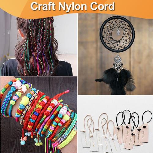 Ewparts 15 Rolls Satin Nylon String for Bracelets Making 1.5mm Satin Rattail Cord for Beading, Kumihimo,Necklace,Macrame Craft, Keychains Lanyards, Jewelry Making,Bracelet Silk String