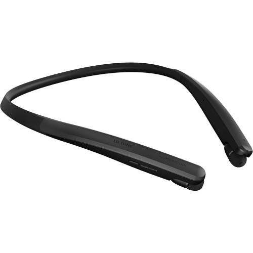 LG TONE Flex Wireless Bluetooth Stereo Neckband Earbuds HBS-XL7 - 32-Bit Hi-Fi DAC, Meridian Audio, Black