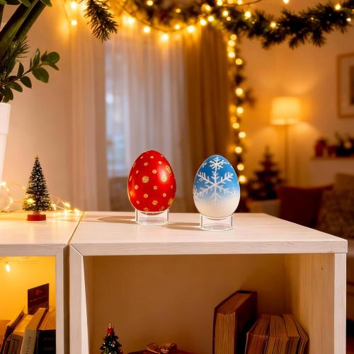 6 PCS 2.6 Inch Clear Sphere Display Stand, Clear Plastic Sport Ball Holder Acrylic Round Clears Soccer Ball Display Rack Stand Sphere Holder for Spheres Football Basketball Volleyball Soccer Softball