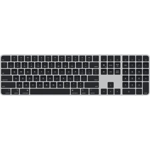Apple Magic Keyboard with Touch ID and Numeric Keypad: Wireless, Bluetooth, Rechargeable. Works with Mac Computers with Apple Silicon; US English - Black Keys