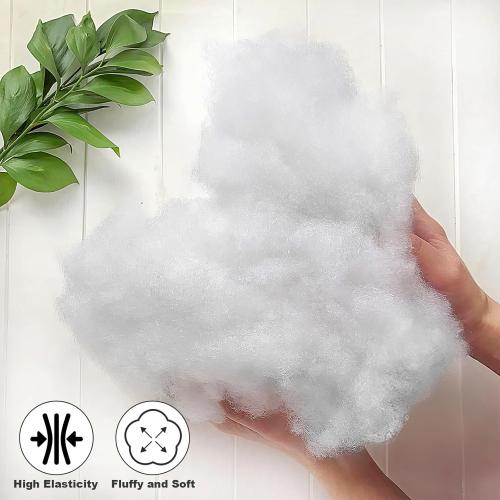 16oz/1lb Polyester Fiberfill Stuffing - Pillow Stuffing for Stuffed Animals, Cotton Filling for Couch Pillows, Crafts, Cushion, Coop, Amigurumi (Vacuum Packed)