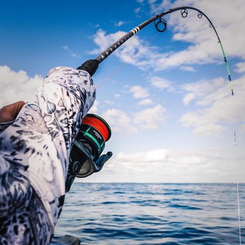 KastKing Kong Saltwater & Freshwater Fishing Rod, Powerful, Lightweight S-Curve Graphite Rod Blanks, Nano Resin Technology, Stainless-Steel Double-Foot Guides w/Titanium Oxide Rings, Non-Slip Handles