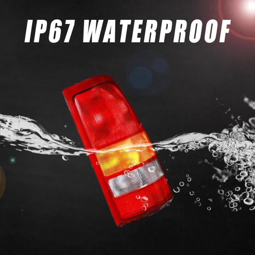 Boine Tail Light Compatible With 1999-2002 Chevy Silverado 1500 2500 3500 1999-2006 GMC Sierra 1500 2500 3500 Driver and Passenger Side Rear Light Brake Lamps