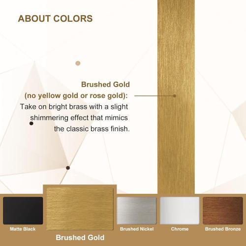 ANDY STAR 30x30 Square Bathroom Mirror, Brushed Gold Scalloped Mirror for Wall, Antique Brass Mirror with Designer-Crafted Rounded Notched Corners, Ideal for Home Remodel