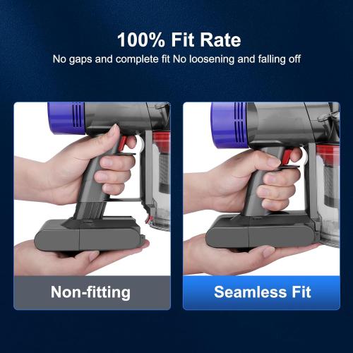 21.6V 4000mAh V7 Replacement Battery Compatible with V7 Animal  Vacuum