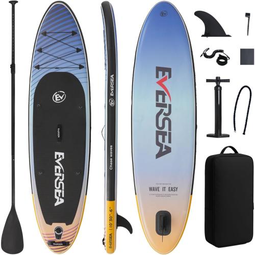 Inflatable Stand-Up Paddle Boards – Available 32/33/34 Widths Inflatable Paddle Board with SUP Accessories, Camera Mount, Basic All-Around SUP Board for All Skill Levels, Up to 450lbs