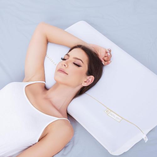 Miniluck Memory Foam Pillow,  0 pressure bonding,  slow rebound,  preventing cervical spondylosis , prevent facial wrinkles. Cooling Pillow with Washable Cover Sleeping Pillows.