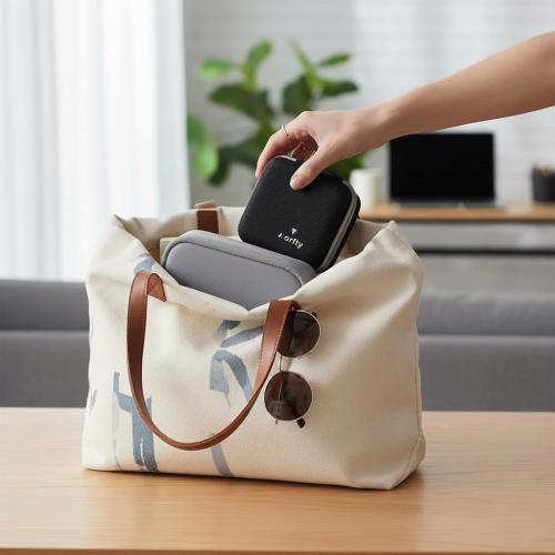 Case for Logitech Mevo Start Wireless Live Streaming Camera, Camera Storage Box for Logitech Mevo Start Carrying Bag (Case Only) (Black-Grey)