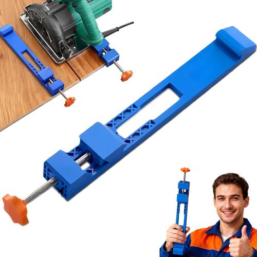 11.6 * 1.57Inch Adjustable Cutting Machine Base Guide, Electric Circular Saw Milling Positioning Clamp for Wood Cutting,Circular Saw Guide for Precision Cutting Guide