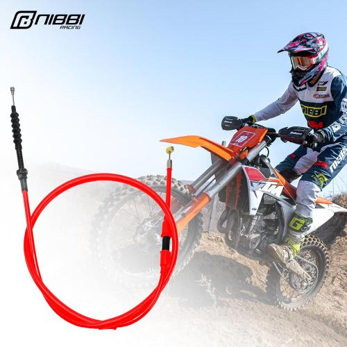 NIBBI Replacement Clutch Cable Dirt Bike Mini Bike Pit Bike MotorCross Motorcycle For NC engine 110CC 125CC 200CC 250CC (Red)