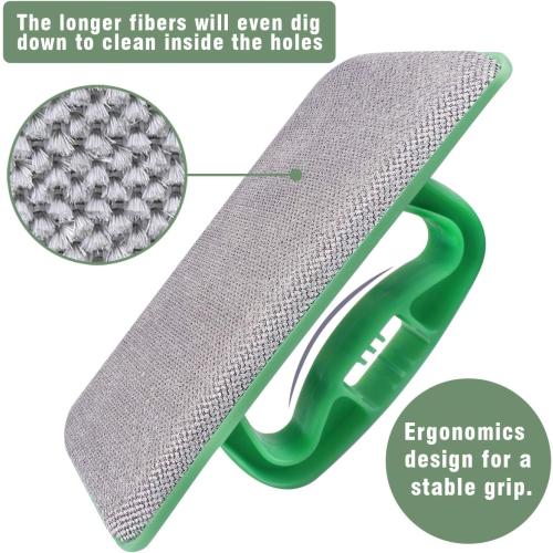 MyLifeUNIT Mesh Screen Cleaner, Window Screen Cleaning Brush Washing Equipment, Detachable Window Cleaner Tool with Wet and Dry Dual-Use