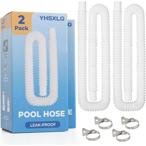 Pool Hoses for Above Ground Pools, 1.25 x 50 Inch Hose for Filter Pump, Compatible with Filter Pump 607, 637
