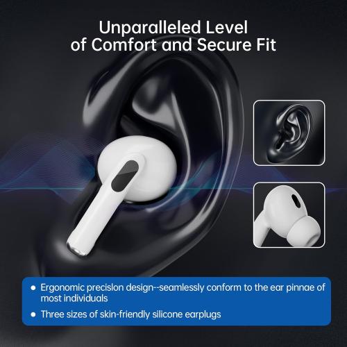 White Ai Translation Earbuds Real Time, 144-Language Translator Earbuds with Accent Support & 8-Language Offline Translator Device - Two Way Translation Headphones for Language, Learning, Travel, Business