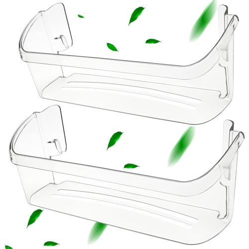 242126602 Refrigerator Door Bin Shelf Replacement Compatible for Frigi.daire Cros.ley Refrigerator Door 2 Packs