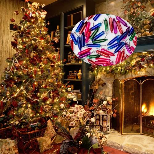 allsun Christmas Light Tester with 50pcs 2.5V Bulbs, Non-Contact Voltage Tester and Repair Tool, 12-600Vac Christmas Tree Light Tester for Holiday String Lights, Bulb and Fuse Checker