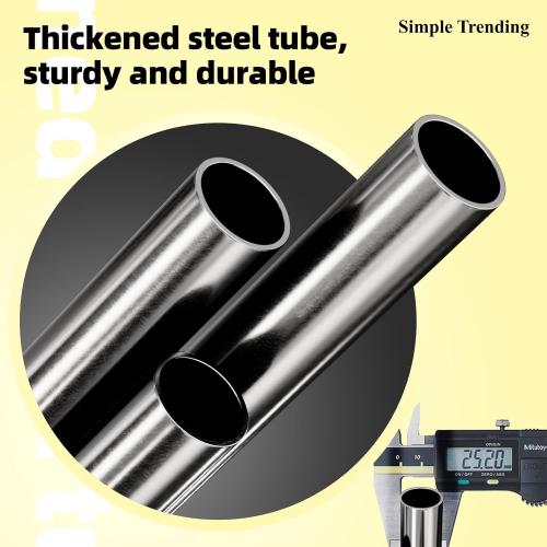 Simple Trending Industrial Grade Z Base 70in extra long Clothes Garment Rack, Commercial Grade Rolling Clothing Rack, Heavy Duty 600lb Load with Wheels, Chrome