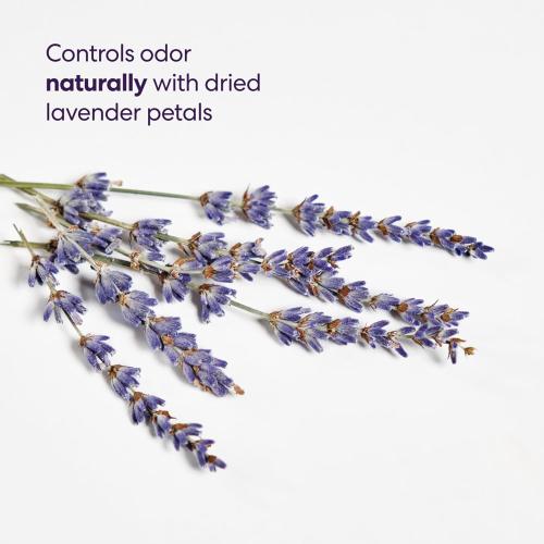 Tuft & Paw Really Great Cat Litter, Low Tracking Tofu Cat Litter, Clumping, Flushable, Odor Control, Dust-Free - 9.25lbs x 2Bags (Natural Lavender)