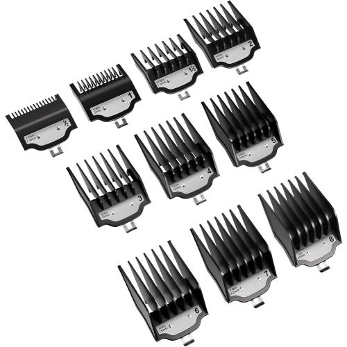 Professional for Wahl Clipper Guards Set, 10 Pcs Coded Cutting Guides #3170-400- 1/16” to 1” Compatible with All Wahl Clippers
