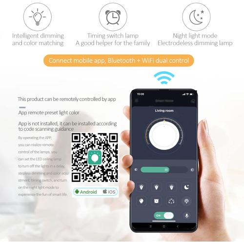 Modern Led Ceiling Light,120w Crystal Petal Flush Mount Chandelier Ceiling Flower Lamp with Remote Control for Living Room,Bedroom,Dining Room,Hall,Etc.10 5 5 Heads……