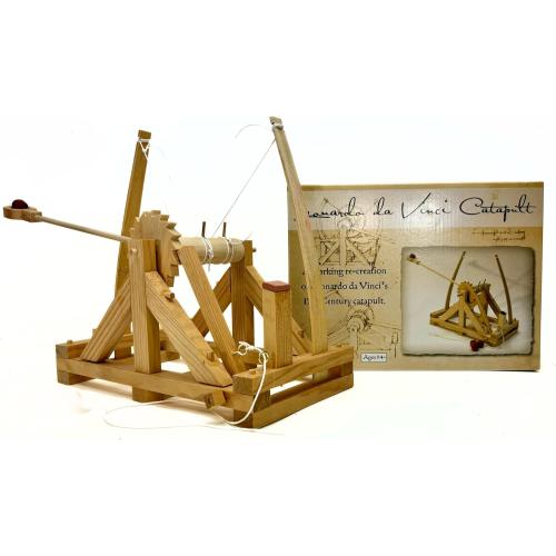 Pathfinders STEM Kits – Leonardo da Vinci Catapult kit | Trebuchet Science Kits for Kids Age 12-14 | Toys for Ages 8-13 Physics Toys | Kids Engineering kit | Learning Resource | Engineering