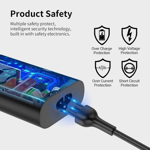65W 45Watt USB C Charger for Dell Laptop Charger Replacement Dell Latitude 5520 5420 5320 5430 7420 7390 7320 7400 Dell XPS 13 15 Chromebook 3100 Computer Fast Charging Type C Power Supply Cord