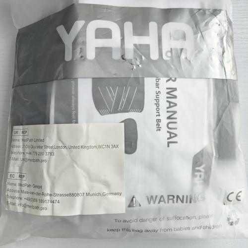 YAHA Back Brace for Lower Back Pain Relief for Women/Men with Lumbar Pad, Back Support Belt with 7 Stays for Heavy Lifting, Sedentariness, Breathable Lumbar Support for Herniated Disc, Sciatica - Size M