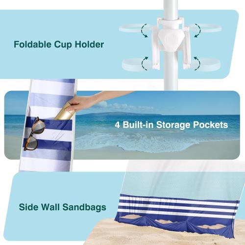 Rhino Valley Beach Cabana, 8 * 8FT