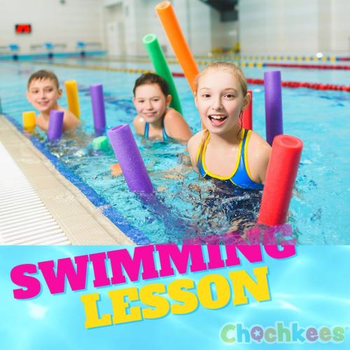 Floating Pool Noodles Foam Tube 2-Pack, Thick Hollow Noodles for Floating in The Swimming Pool, 52 Inches Long