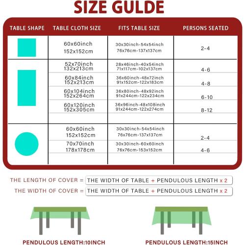 XCHI Snowman Deer Tree Winter Tablecloth Round Christmas Table Cloth Washable Table Covers for Indoor Dining Home Party Xmas Decorations 70x70 Inch