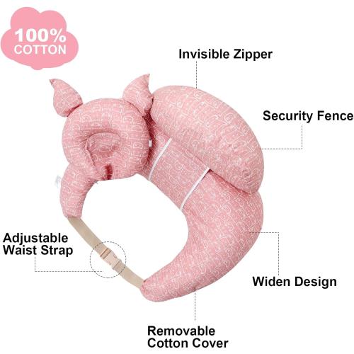 Nursing Pillow for Breastfeeding, Breastfeeding Pillows for More Support for Mom and Baby, with Adjustable Waist Strap