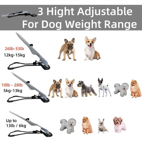 Pet Rocking Chair for Dogs & Cats, Pet Dog Cat Rocker Bed Chair, Indoor Lounge, Adjustable and Portable Foldable, maximun Weight 35lb, Perfect for Small Dogs Shiba Inus, Teddies etc and cat.