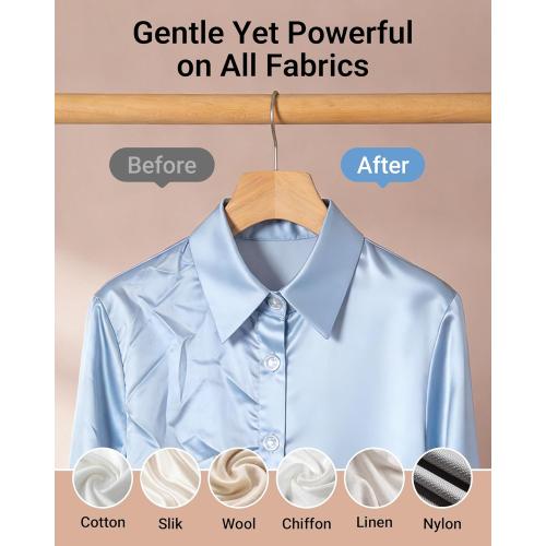 Bear Steamer for Clothes, Handheld Clothes Steamer,1300W Strong Power Garment Steamer with 230ml Tank,Fast Heat-up, Auto-Off, Steam Iron Fabric Wrinkle Remover with Brush for Home and Travel