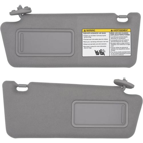 Left Driver & Right Passenger Side Sun Visors