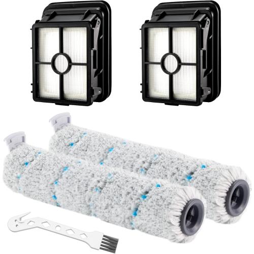 Replacement Parts for Bissell CrossWave Cordless Max 2554 2554A 2590 2593 2596 2597 HydroSteam Plus Series 3515 35151 3513 3518, Multi-Surface Brush Rolls 2787 and Replacement Filters 1866 LUXRILIX