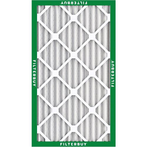 Filterbuy 14x30x2 Air Filter MERV 8 Essential Dust & Allergy Defense (4-Pack), Electrostatic Pleated HVAC AC Furnace Filters Replacement (Actual Size: 13.50 x 29.50 x 1.75)