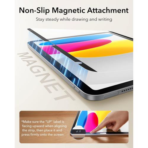 ESR Paper-Feel Magnetic Screen Protector for iPad A16 11th/10th