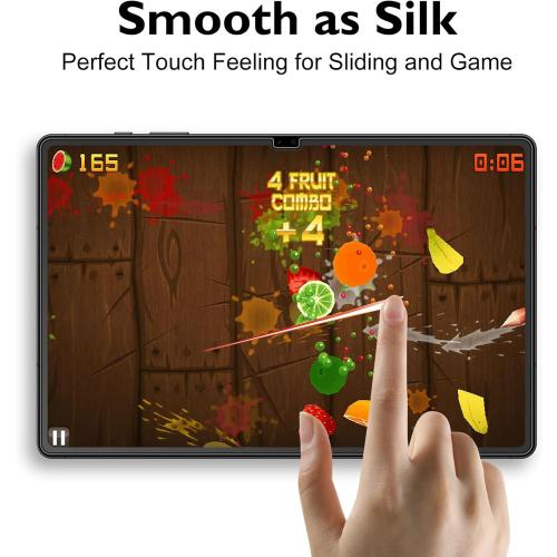 Mothca Matte Glass Screen Protector for Galaxy Tab S10 Ultra / S9 Ultra / S8 Ultra 14.6-inch with Easy Installation Frame, Anti-Glare & Anti-Fingerprint, 9H Hardness Tempered Glass, Smooth as Silk