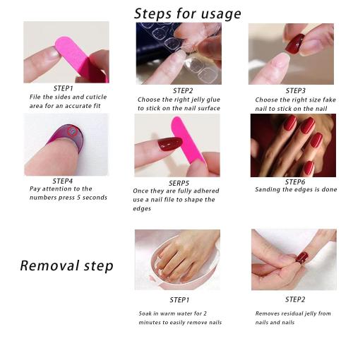 Christmas Press On Green Glitter Gnome Glue On Medium Square False Nails - Winter Xmas Acrylic Nails for Women & Girls