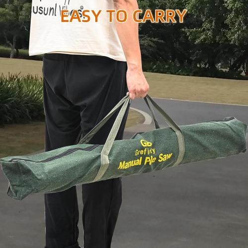 27FT Manual Pole Saw, Tree Branch Trimmer with 8-Section Fiberglass Handle, Sharp Steel Blade, Lightweight Extendable Design for High Branch Trimming, Orange